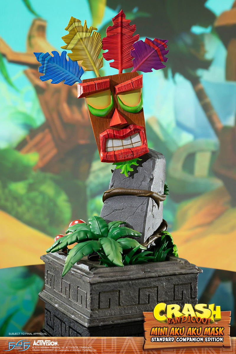 Crash Bandicoot Statue: Mini Aku Aku Mask Standard Companion Edition image 22