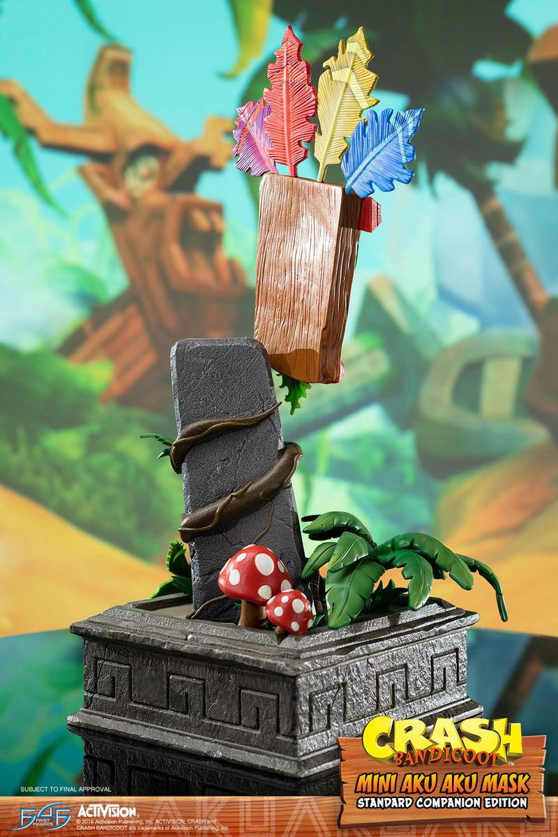 Crash Bandicoot Statue: Mini Aku Aku Mask Standard Companion Edition image 24
