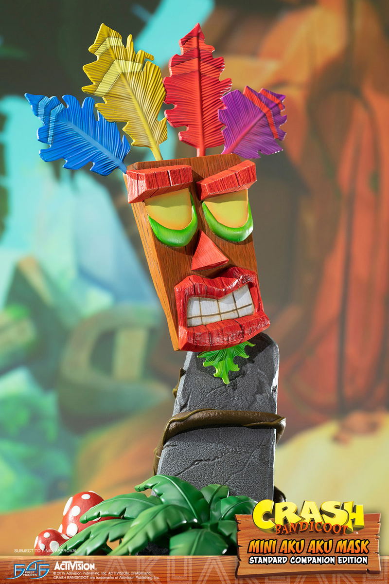 Crash Bandicoot Statue: Mini Aku Aku Mask Standard Companion Edition image 26