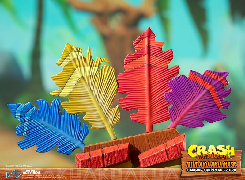 Crash Bandicoot Statue: Mini Aku Aku Mask Standard Companion Edition image 7