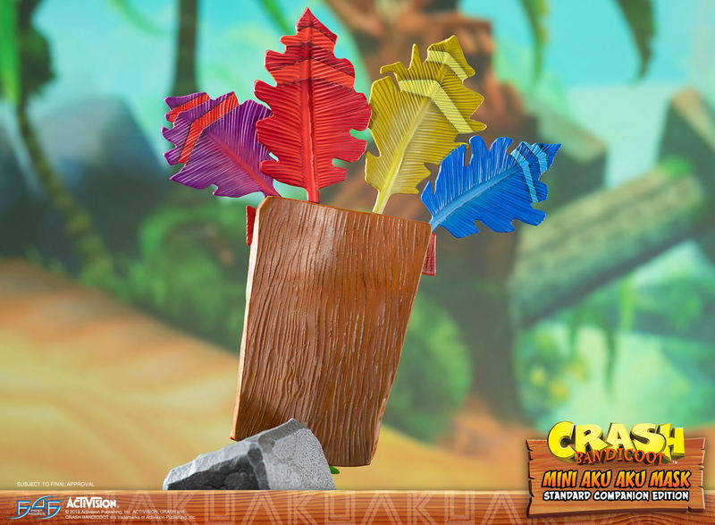 Crash Bandicoot Statue: Mini Aku Aku Mask Standard Companion Edition image 8
