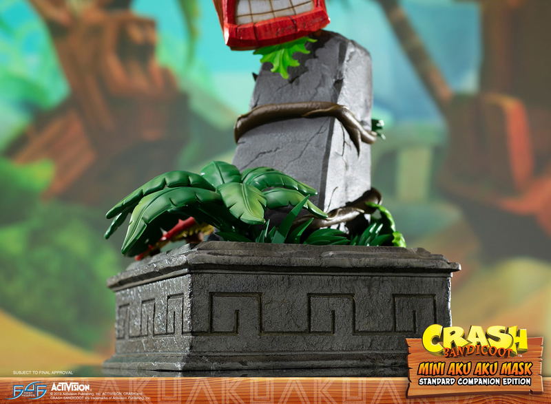 Crash Bandicoot Statue: Mini Aku Aku Mask Standard Companion Edition image 9