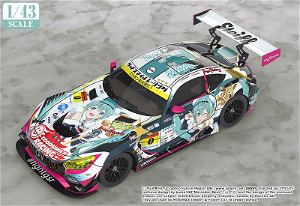 Hatsune Miku GT Project 1/43 Scale Miniature Car: Good Smile Hatsune Miku AMG 2018 Final Race Ver.