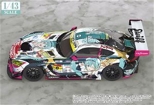 Hatsune Miku GT Project 1/43 Scale Miniature Car: Good Smile Hatsune Miku AMG 2018 Final Race Ver.