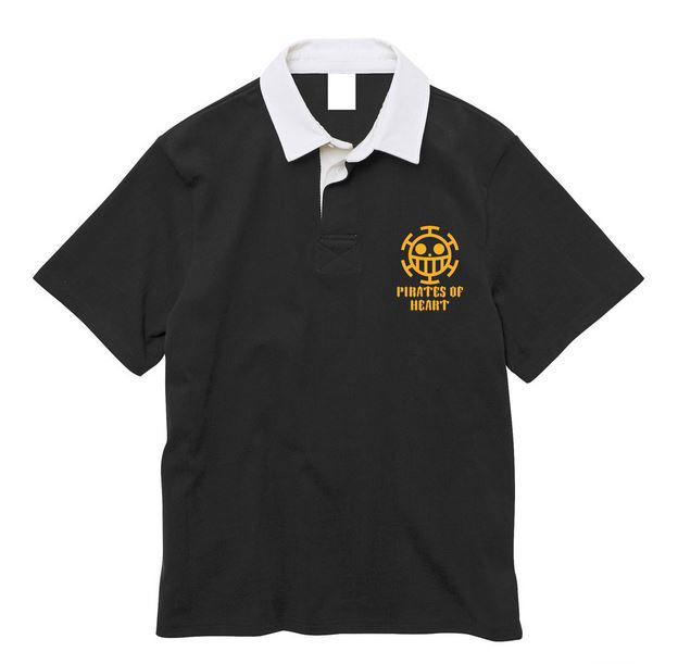 One Piece - Pirates Of Heart Rugger Shirt (L Size) image 1