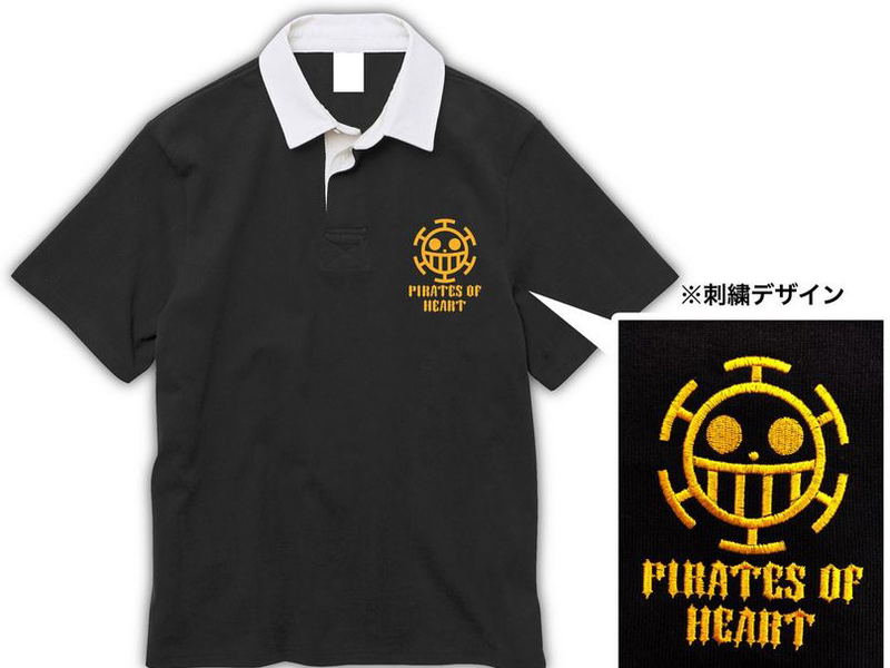 One Piece - Pirates Of Heart Rugger Shirt (L Size) image 2