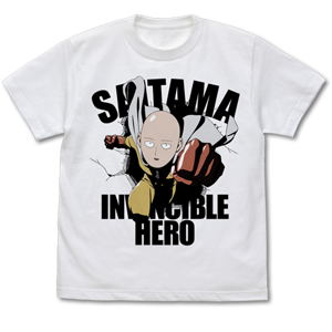 One Punch Man - Saitama Invincible Hero T-shirt White (M Size)_