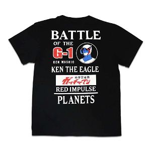 Science Ninja Team Gatchaman - G-1 T-shirt Black (L Size)