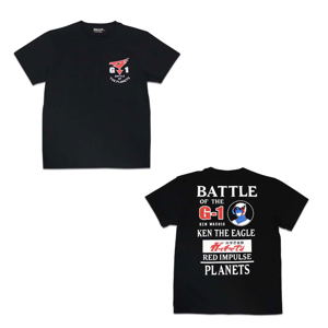 Science Ninja Team Gatchaman - G-1 T-shirt Black (L Size)