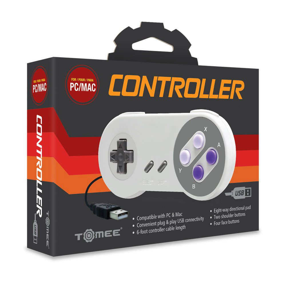 SNES Style-USB Controller for PC and Mac for Windows, Mac