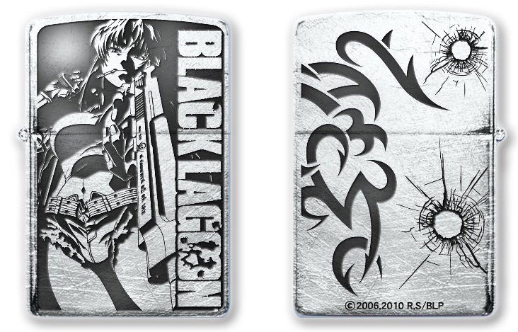 Black Lagoon Zippo Lighter Ver.2 A Levy (No fuel or gas included) image 1