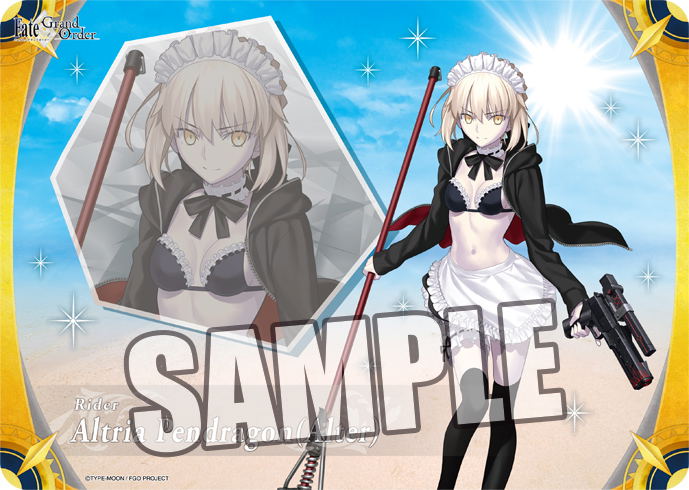 Fate/Grand Order Character Rubber Mat: Rider / Altria Pendragon (Alter) image 1
