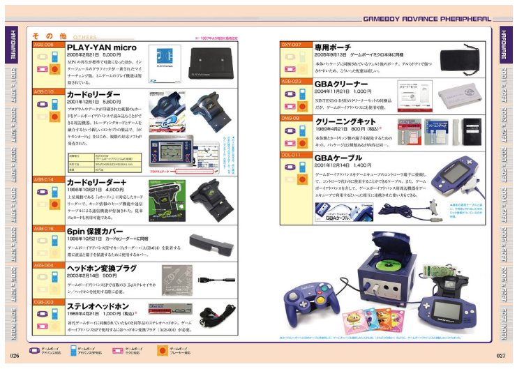 Game Boy Advance Perfect Catalogue