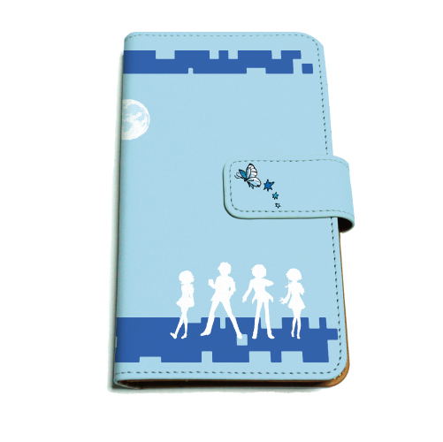 Persona 3 01 Character Silhouette Light Blue Book Type Multi Case image 2