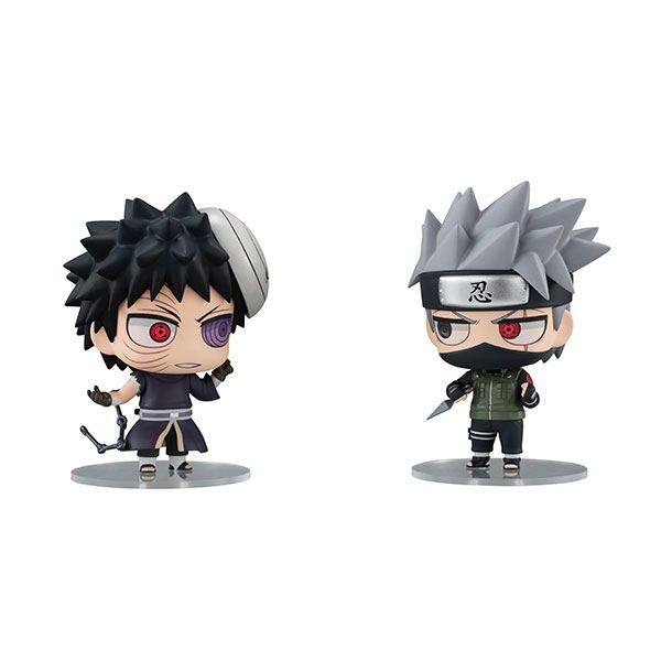 Chimi Mega Buddy Series No. 007 Naruto Shippuden: Kakashi Hatake & Obito Uchiha Ninkai Taisen Set image 2