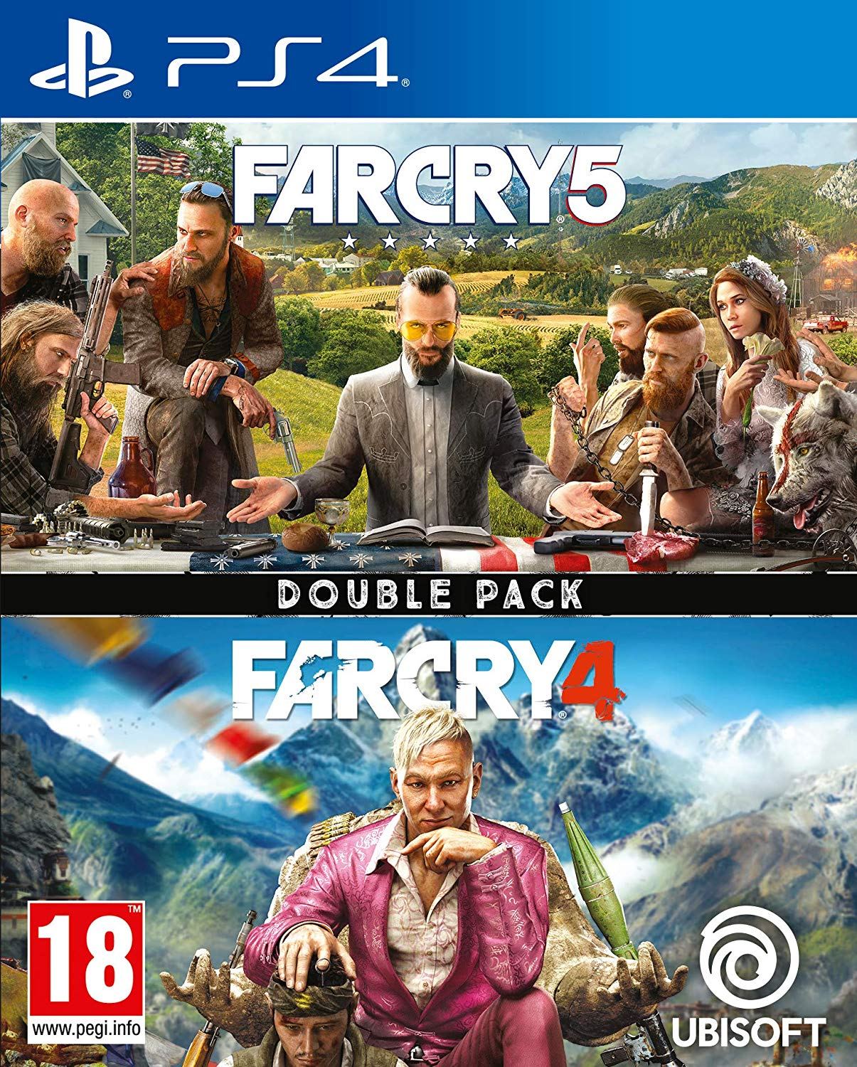 Far Cry 4 + Far Cry 5 Double Pack for PlayStation 4 - Bitcoin & Lightning  accepted