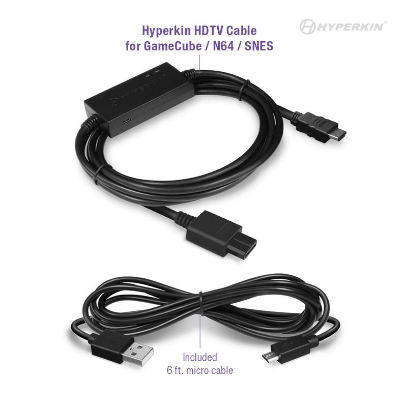 Hyperkin 3-In-1 HDTV Cable For GameCube/N64/SNES image 2