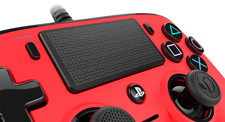 Nacon Wired Compact Controller for PlayStation 4 (Red) for