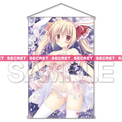 Riko Korie Original Illustration Usamimi Erin-chan no Sexy Wall Scroll X-rated image 1