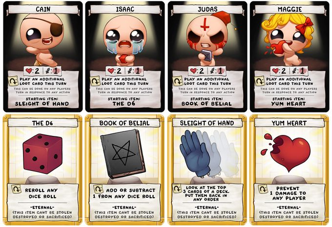 binding of isaac playing cards The Isaac: Four Souls: Alt Art Booster MINI-Expansion Back at last The Binding of Isaac Tarot