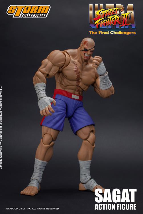 Ultra Street Fighter II The Final Challengers 1/12 Scale Pre-Painted Action Figure: Sagat image 10