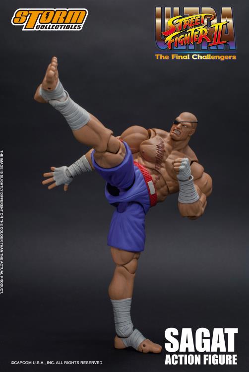 Ultra Street Fighter II The Final Challengers 1/12 Scale Pre-Painted Action Figure: Sagat image 3