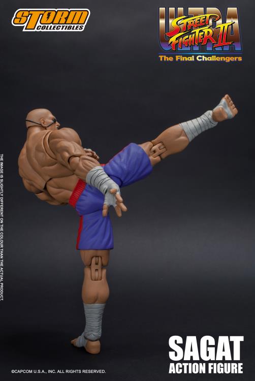 Ultra Street Fighter II The Final Challengers 1/12 Scale Pre-Painted Action Figure: Sagat image 4