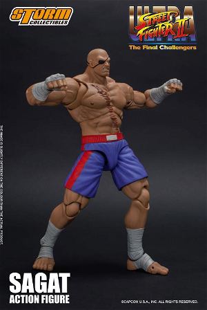 Ultra Street Fighter II The Final Challengers 1/12 Scale Pre-Painted Action Figure: Sagat