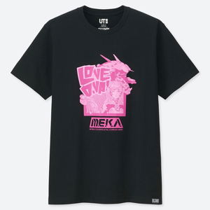 UT Blizzard Entertainment - Love D.Va Men's T-shirt Black (M Size)_