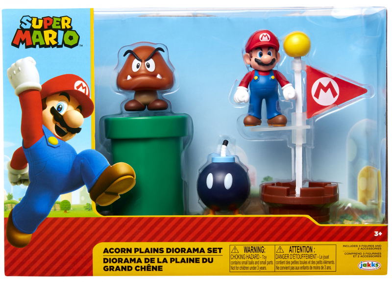 World of Nintendo 2.5" Acorn Plains Diorama Set image 1