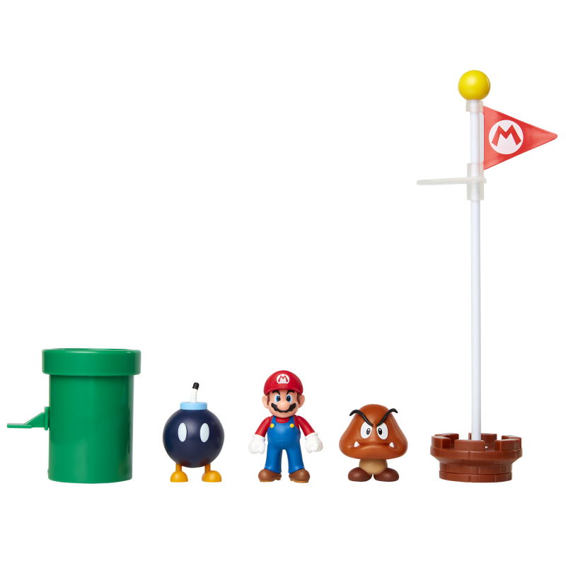 World of Nintendo 2.5" Acorn Plains Diorama Set image 3