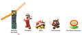 World of Nintendo 2.5" Lava Castle Diorama Set thumbnail 2