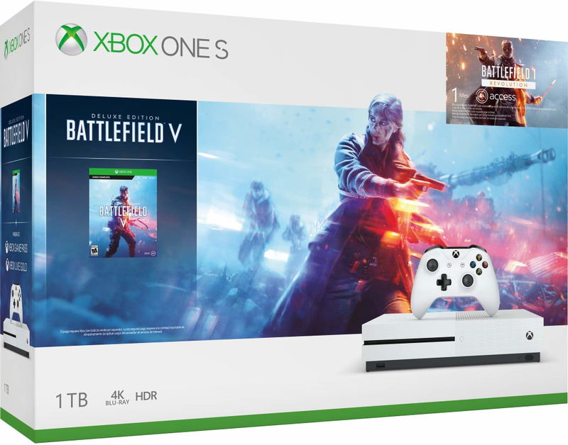 Xbox One S 1TB (Battlefield V Bundle) image 1