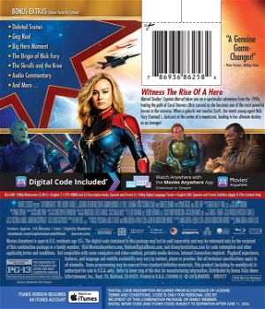 Captain Marvel [Blu-ray+Digital HD]
