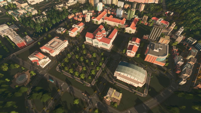 Cities: Skylines - Campus (DLC) <span class="ext" style="background-color: #B0000F; color: #FFFFFF;">DLC</span> <span class="ext" style="background-color: #2a475e; color: #FFFFFF;">STEAM</span> <span class="ext ext_digital">digital</span> image 2