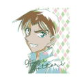 Detective Conan Ani-Art Men's T-shirt: Heiji Hattori Vol.2 (XL Size) thumbnail 2
