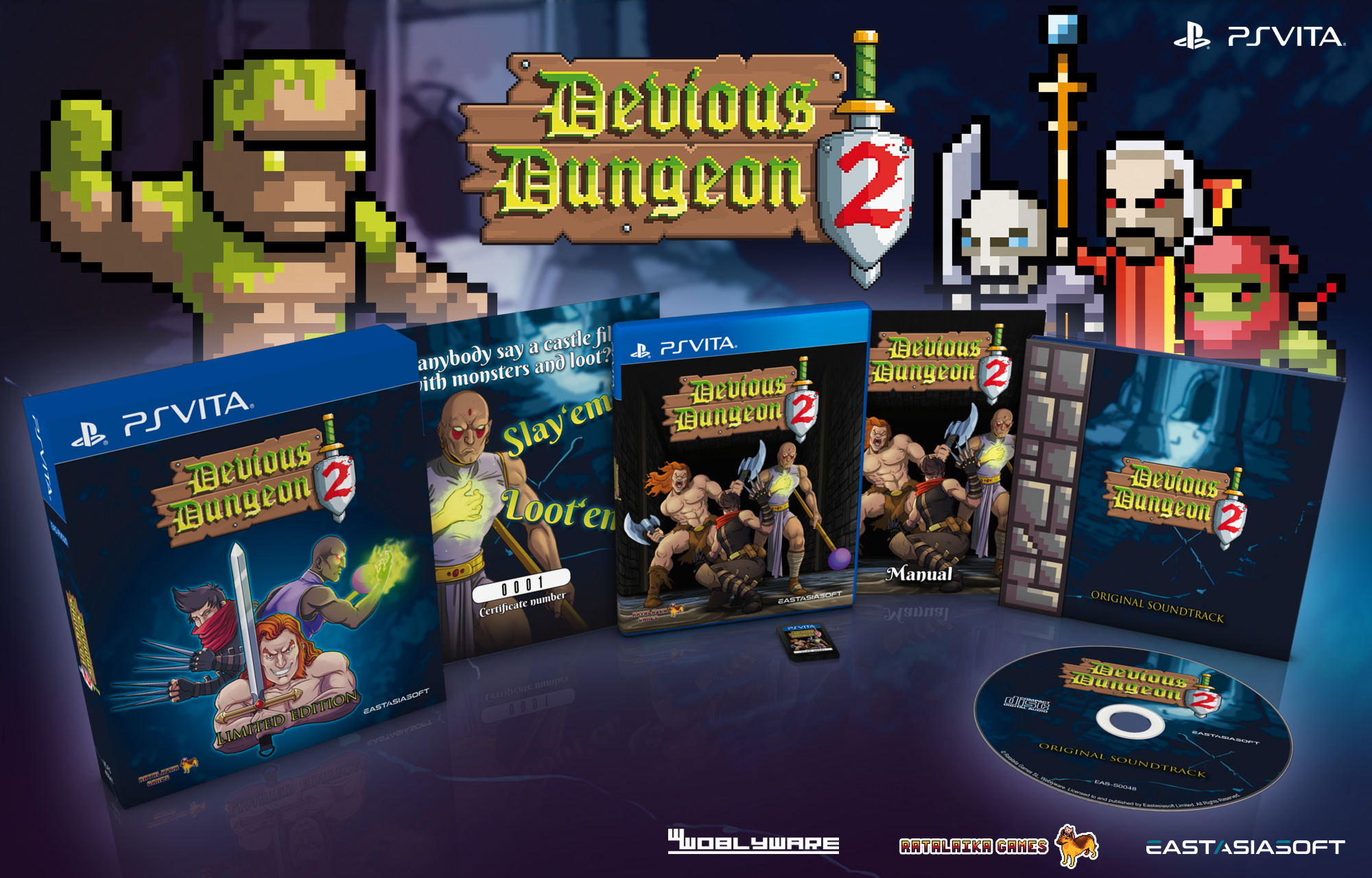 Devious dungeon best sale 2 ps vita