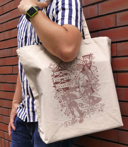 Sakura Miku Large Tote Bag Borubone Ver. Natural image 2