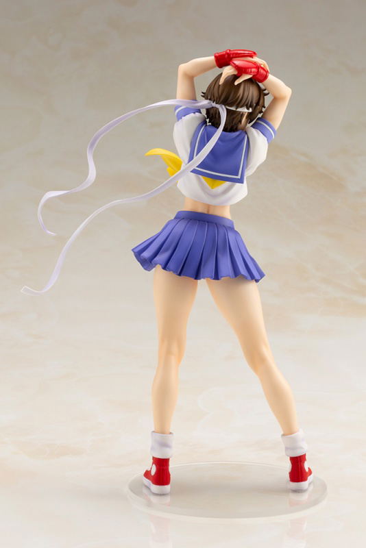 Street Fighter Bishoujo 1/7 Scale Pre-Painted PVC Figure: Sakura -Round 2- image 4