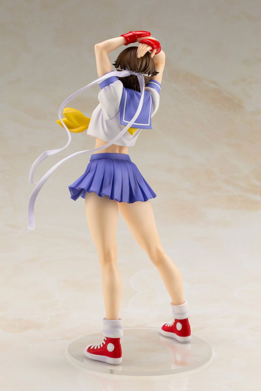 Street Fighter Bishoujo 1/7 Scale Pre-Painted PVC Figure: Sakura -Round 2- image 5