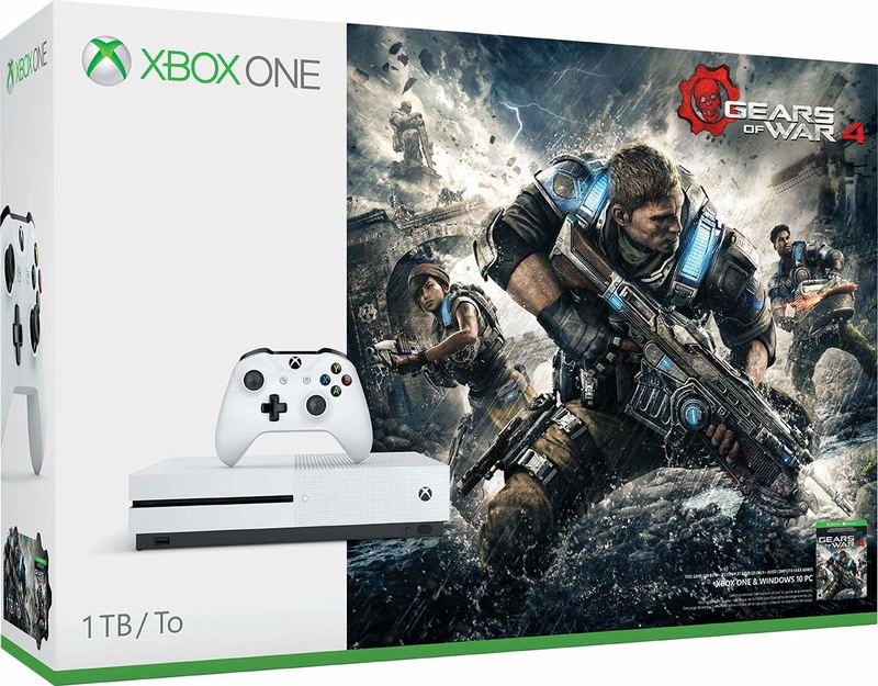 Xbox One S Gears of War 4 Bundle (1TB Console) image 1