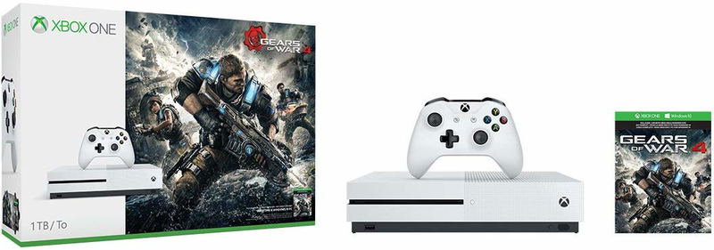 Xbox One S Gears of War 4 Bundle (1TB Console) image 2