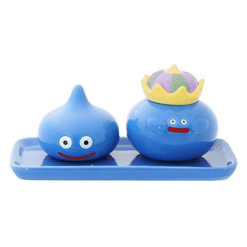 Dragon Quest Smile Slime Salt And Pepper Container: Slime And King Slime image 1