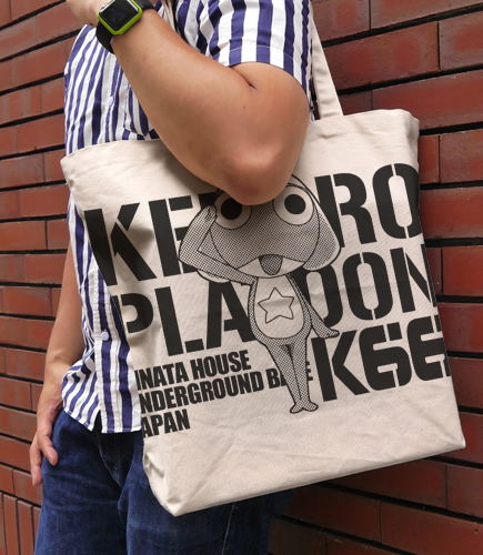 Keroro Gunso Large Tote Bag Natural image 2