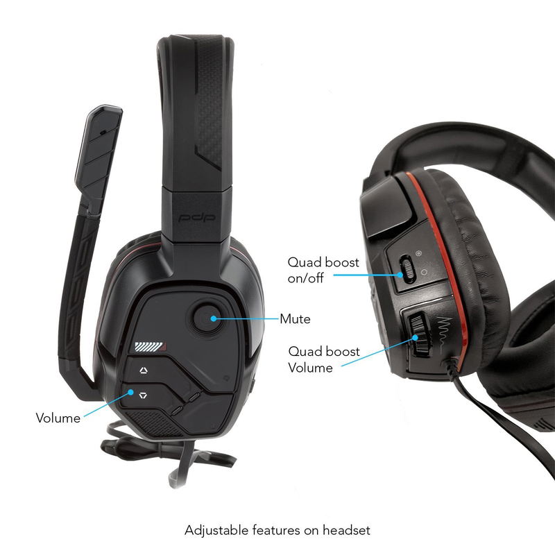 PDP Afterglow LVL6+ Wired Stereo Headset (Universal Wired Headset) image 3