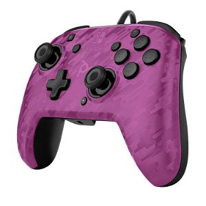 PDP Faceoff Deluxe+ Audio Wired Controller for Nintendo Switch (Purple Camo)