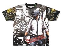 PlayerUnknown's Battlegrounds - PUBG Double-sided Full Graphic T-shirt (L Size)