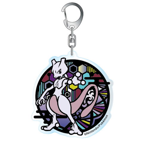 Pokemon Kirie Series Keychain: Mewtwo A