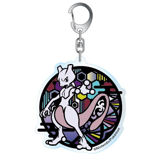 Pokemon Kirie Series Keychain: Mewtwo A image 1