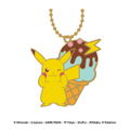 Pokemon Stained Glass Ball Chain Pikachu & Sweets (Set of 8 pieces) thumbnail 2